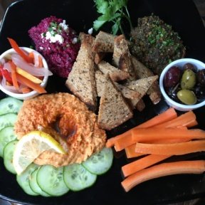 Gluten-free antipasto platter from Flatiron Hall